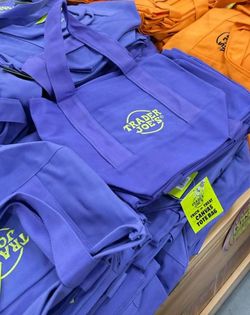 Trader Joe's Purple Mini Tote Bag