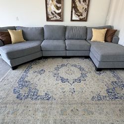 Jonathan Louis Sectional w chaise & cuddler Delivery Available