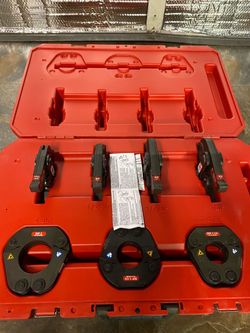 Black iron press jaws