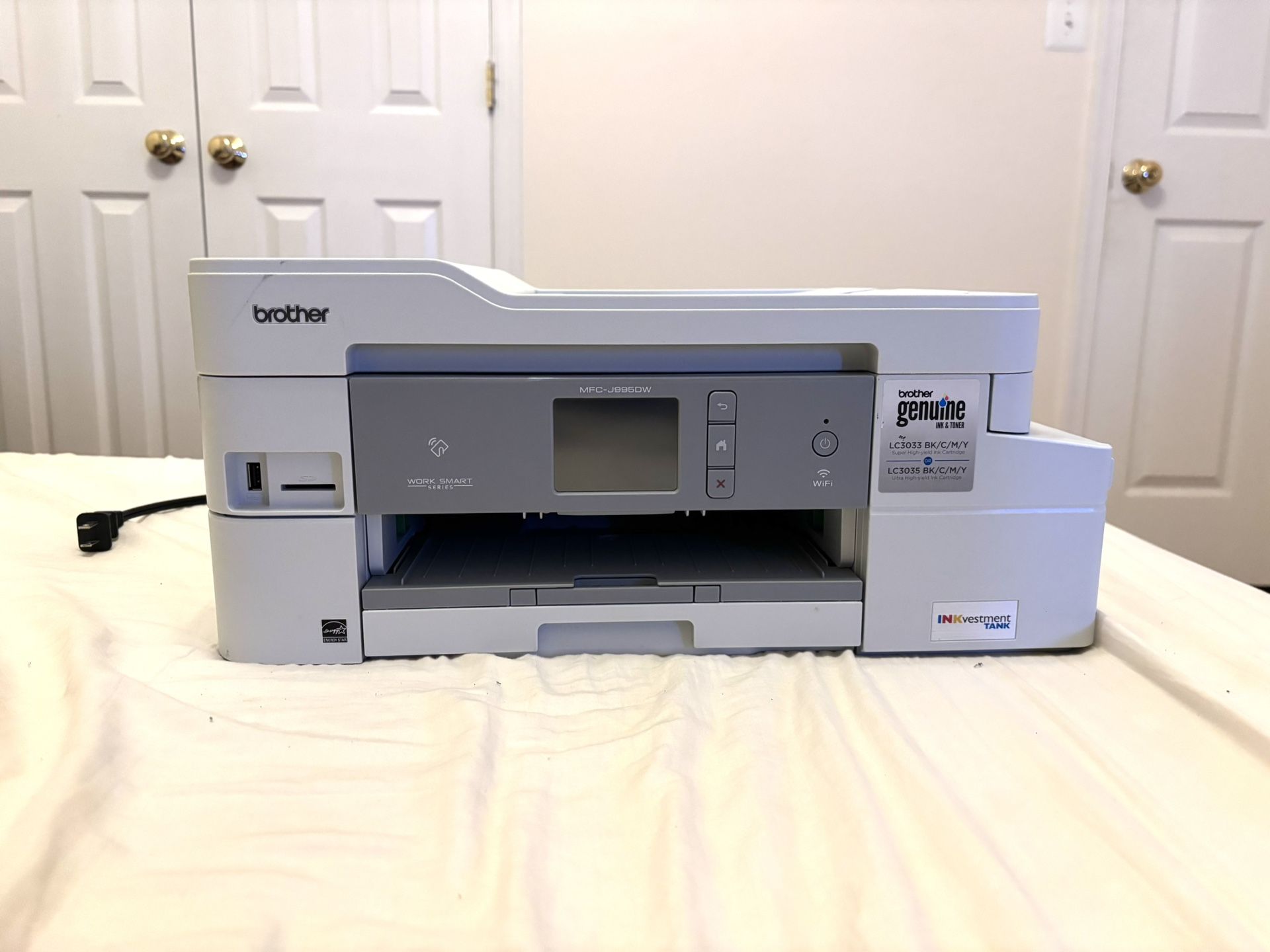 BROTHER MFC-J995DW Inkjet All in One Printer Tested No Box