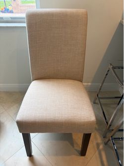 Set of 4 Parsons dining chairs