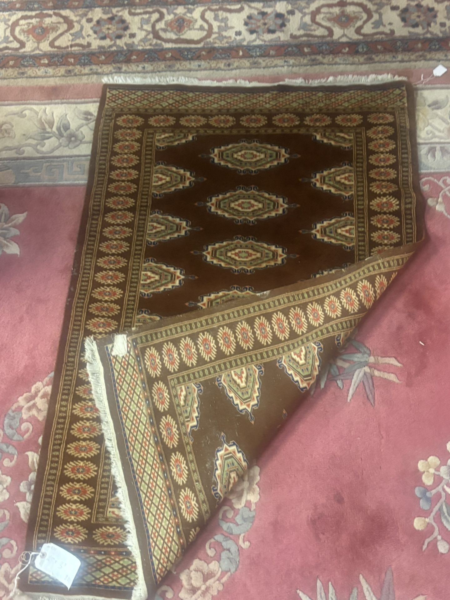 Antique Handmade Afghan Rug