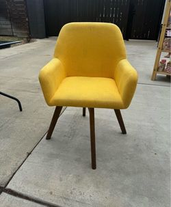 Yellow Swivel Chair
