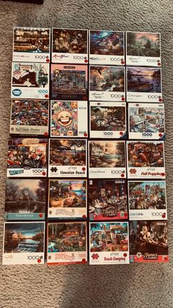 1000 Piece Puzzles,Your Choice $5.00 Each