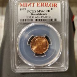 1999P Lincoln Memorial Broadstruck Error 