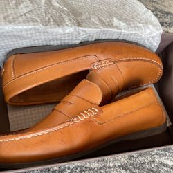 Cognac Leather Shoes 