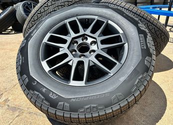 (4) NEW 20" Tesla Cyber Truck OEM 94166 wheels 2025 2026 Cybertruck Pirelli 100% 285/65/20