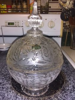 Zajecar Crystal bowl made in Yugoslavia