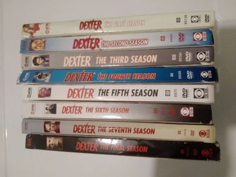 Dexter season 1 thru final season,  complete original series.