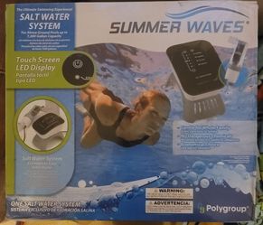 Summer waves salt water system new