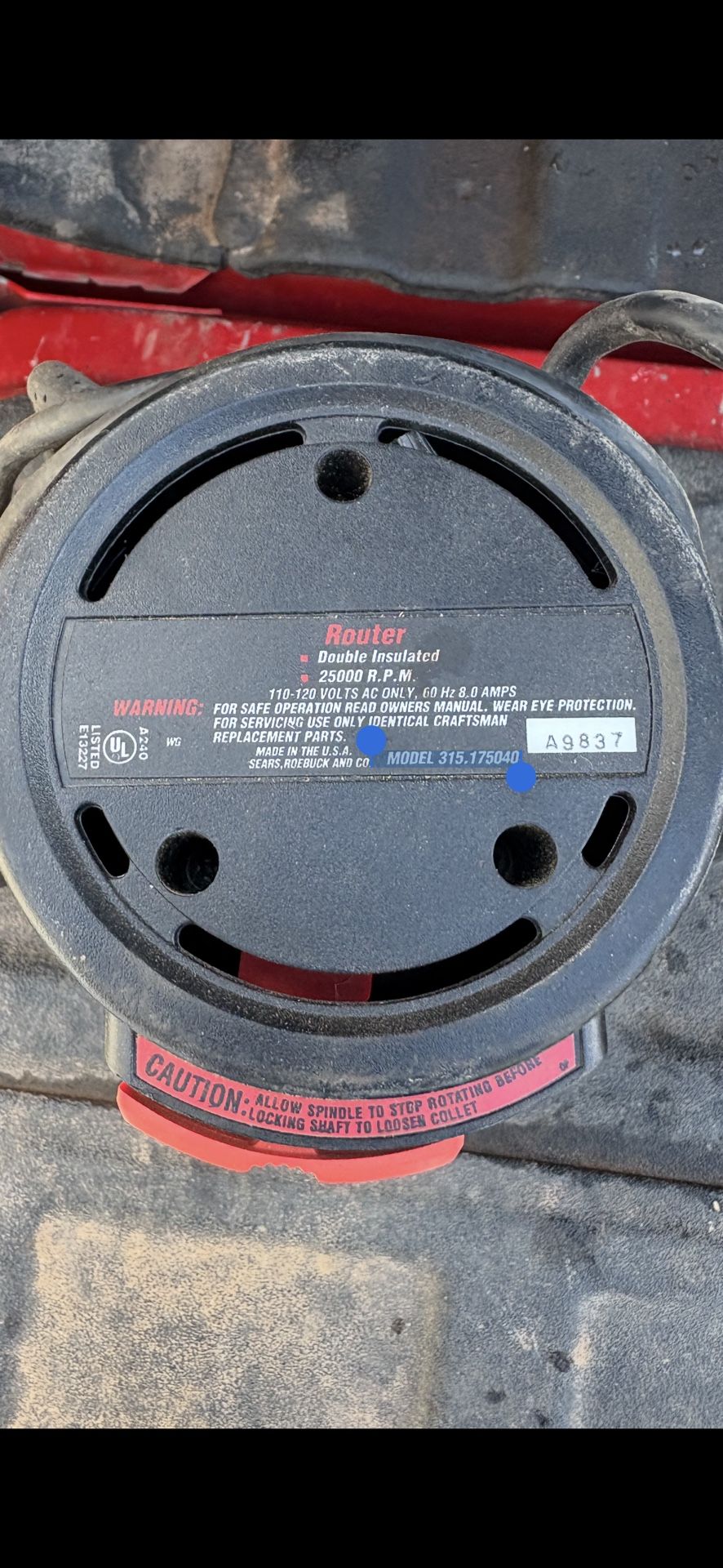 Craftsman Router