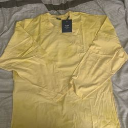 Flan Labs Yellow Tie Dye Crewneck