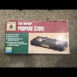 Two burner propane stove