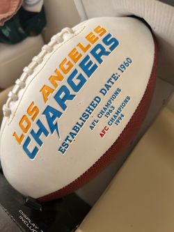 Los Angeles Chargers Commemorative Football