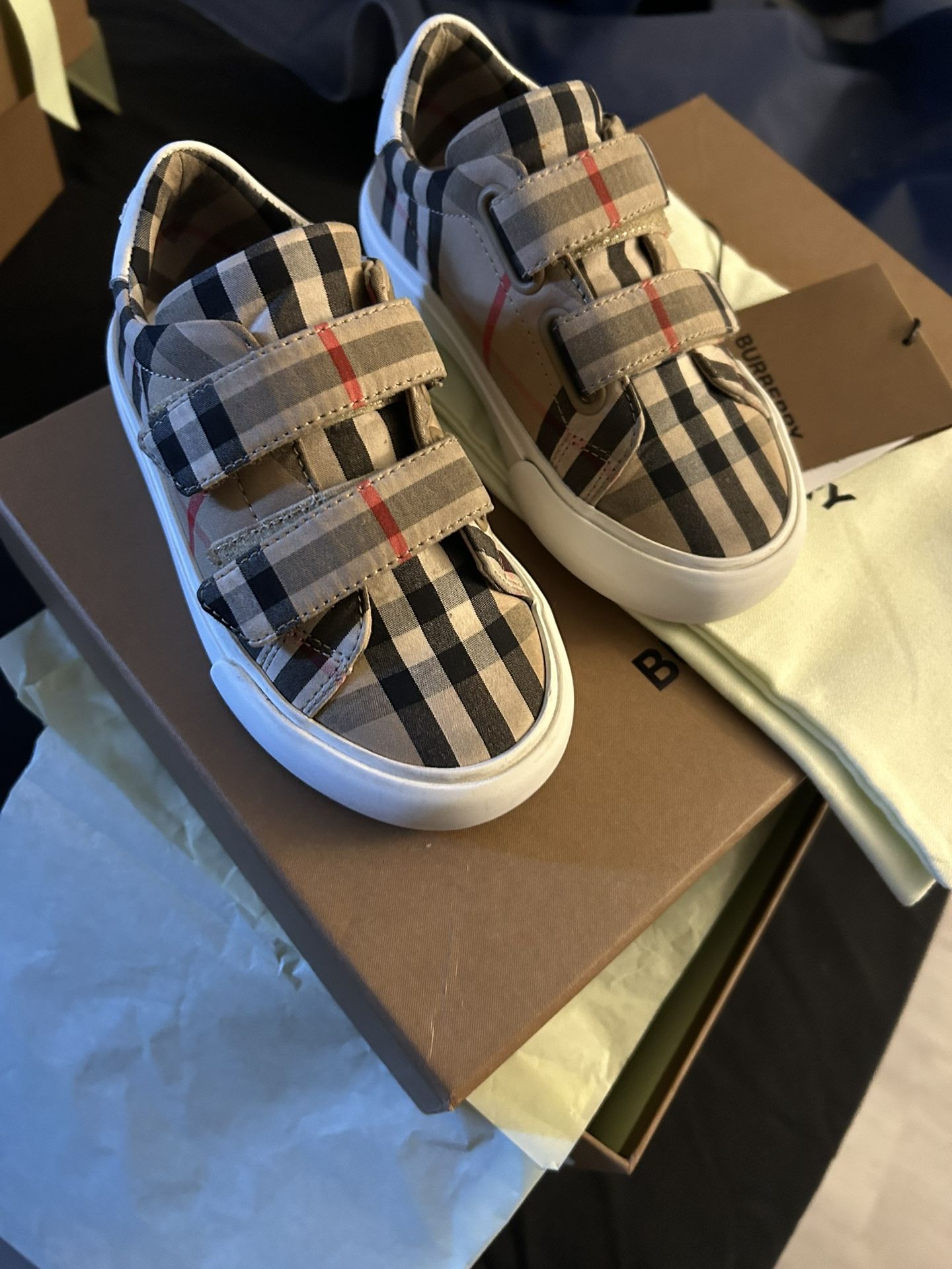 Authentic Toddler Burberry Shoes Size One