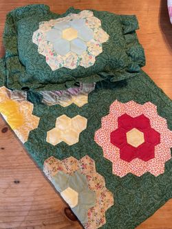 Handmade Doll Quilt and Pillow 