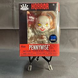 Funko Minis Horror IT Pennywise Clown - Pennywise w/ I Heart Derry Balloon - Rare Find