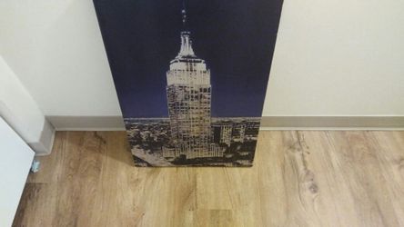 Wall picture of the city