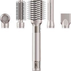 Hair Dryer Brush 140000 RPM, 6 in 1 One Step Professional Hot Air Brush Set for Fast Drying, Curling Drying, Straightening Combing, Hair Styler