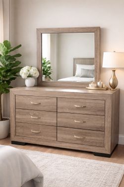 🔥 Large Modern Dresser – Wood Storage – Clean & Ready to Use Today