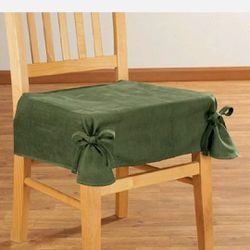 Harriet Carter Microsuede Olive Chair Covers Set of 5