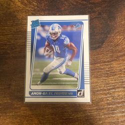2021 Donruss #284 Amon Ra St Brown