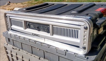 QSC GX SERIES POWER AMPLIFIER POWER AMP P.A SYSTEM STYLE POWER AMP QSC PA SYSTEM