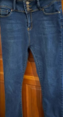 Bamboo Jeans Women's Blue Straight Leg Jeans – Size 13.