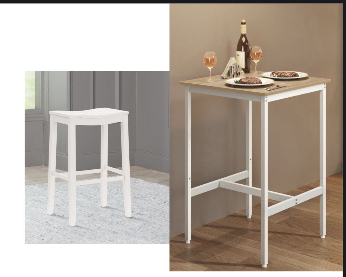 Dining Table And 2 Stools