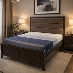 🔥 BEAUTIFUL MODERN FULL SIZE BED W/ MATTRESS & BOXSPRING – FREE DELIVERY & SETUP! 🔥