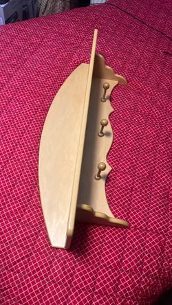 Solid wood shelf