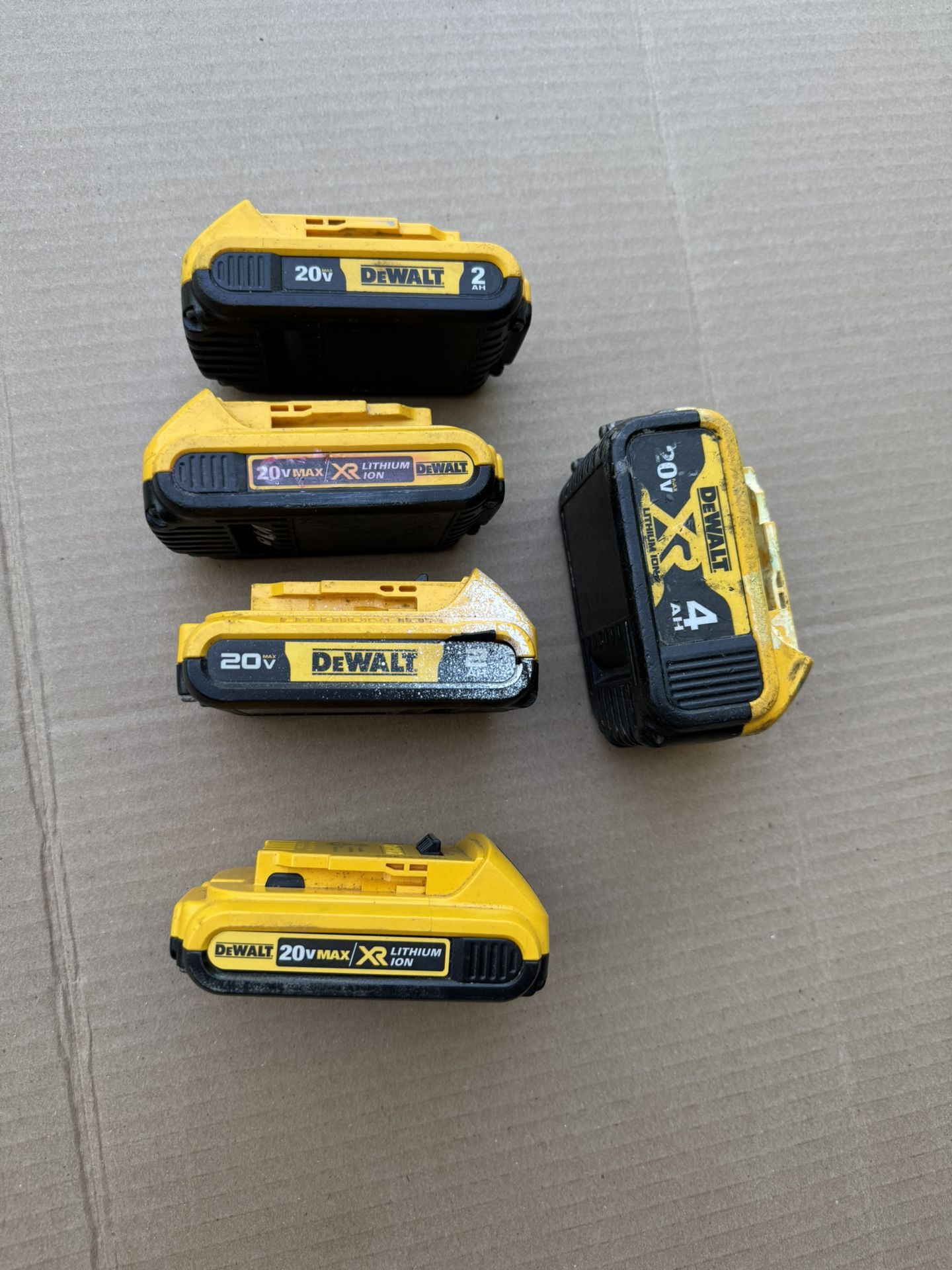 Dewalt Batteries 20v