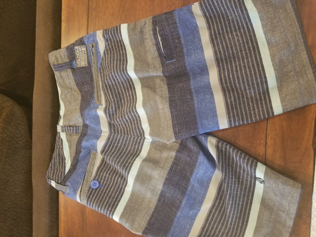 Boys size 8 slim Volcom shorts