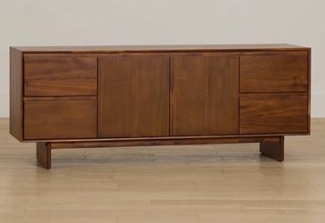 Wood TV stand