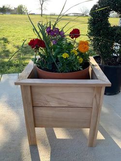 Handmade Wood Planter