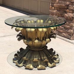 Gorgeous 1 Coffee Or Central Table With Leaves And Glass, Like New, West 79912