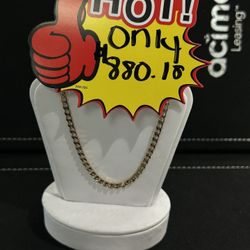Gold Curb Chain 