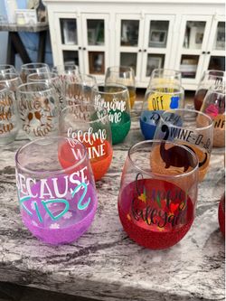 Wine glasses