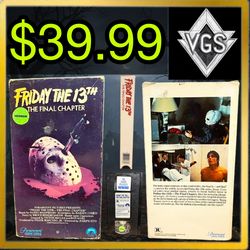 *VINTAGE* Friday the 13th: The Final Chapter VHS – Paramount Home Video – 1984