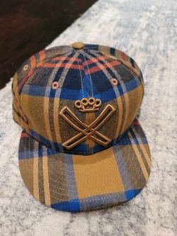  10 Deep Vintage Plaid New Era Cap 7 1/2 inch