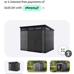 Keter Cortina 9x7 Storage Shed $1,200