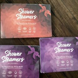 Shower Steamers Aromatherapy - Variety Pack of 6 Shower Bombs with Essential Oils.    Retail price $20 around each  All three in $30  New 