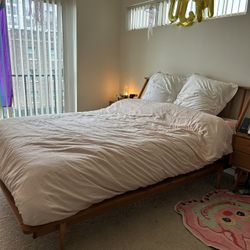 Queen Size Mattress And Bedframe