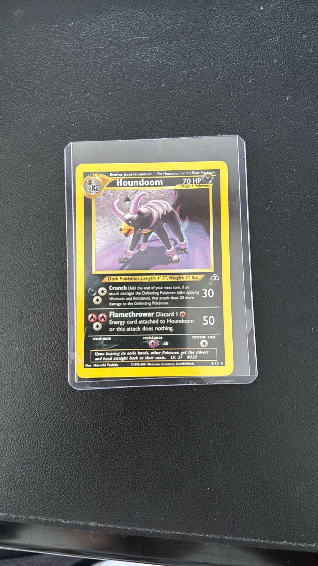 Pokémon Neo Discovery Houndoom Holo #4/75 (2001) – NM Vintage