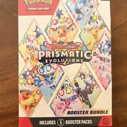 Pokemon Scarlet & Violet: Prismatic Evolutions - Booster Bundle