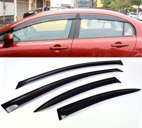 Fit 06-11 Honda Civic Sedan Mugen Style Window Visors 4pcs
