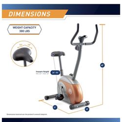 Marcy Home Fitness Personal Exercise Bike with Adjustable Magnetic Resistance for Cardio Workout and Cycle Training