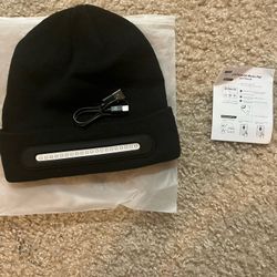 New Bluetooth Wireless Hat with LED Light and Music Speakers Warm Beanie Cap