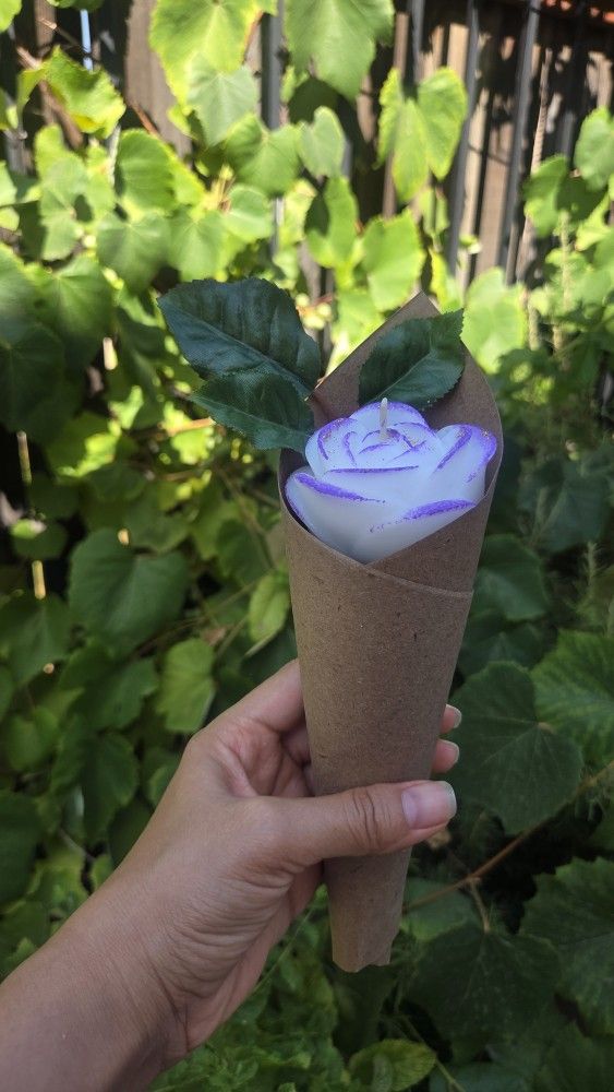 Floral Candle Bouquet