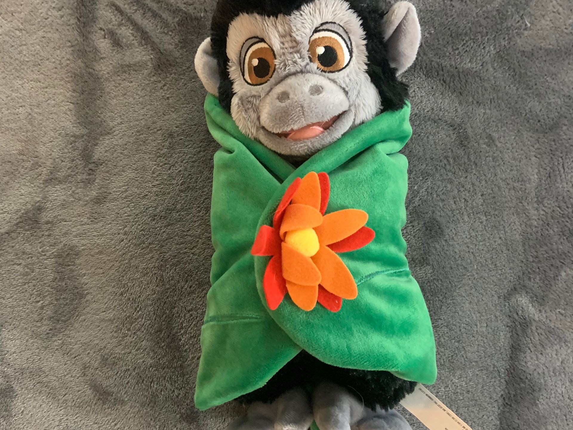 Disney Parks Terk From Tarzan Leaf Roll Plush Toy